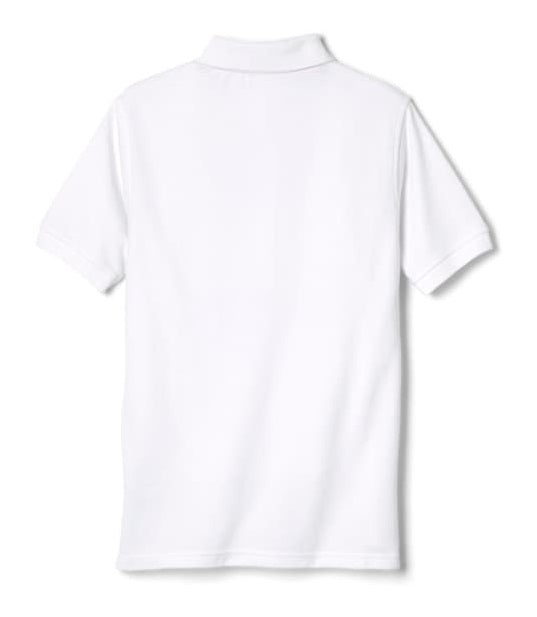 French Toast Kids' Pique Polo, White SA9084-A