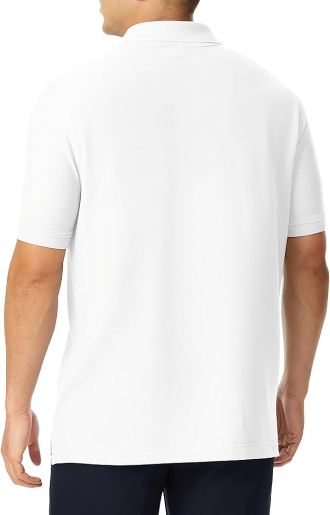 French Toast Unisex Adult Pique Polo, White SA9084-A
