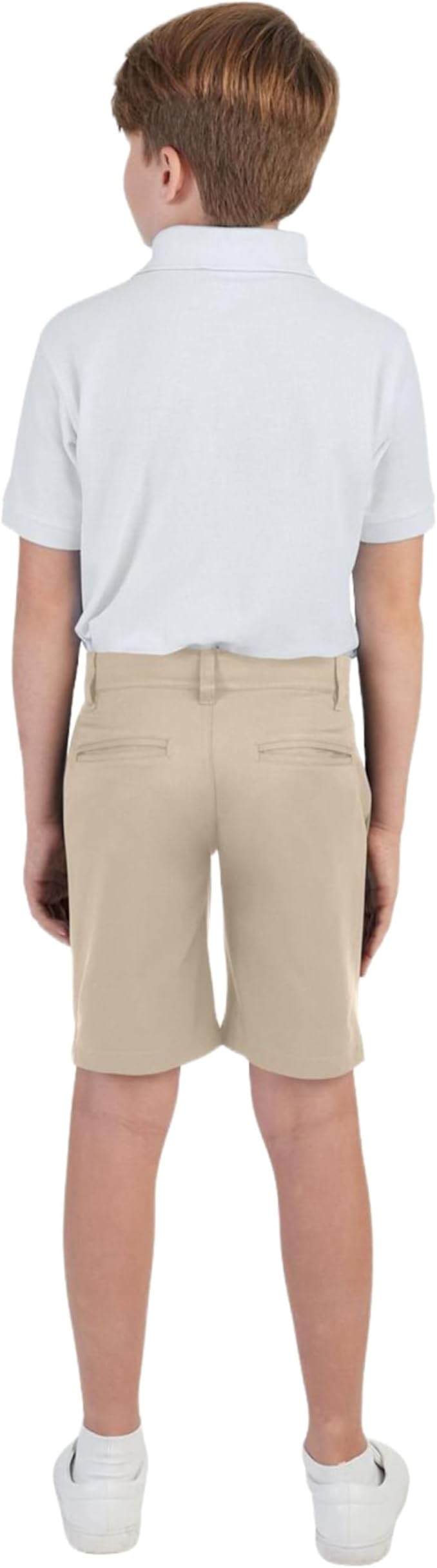 French Toast Kids' Pique Polo, White SA9084-A