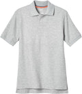 French Toast Kids' Pique Polo, Grey SA9084Y-J