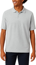 French Toast Unisex Adult Pique Polo, Grey SA9084Y-J