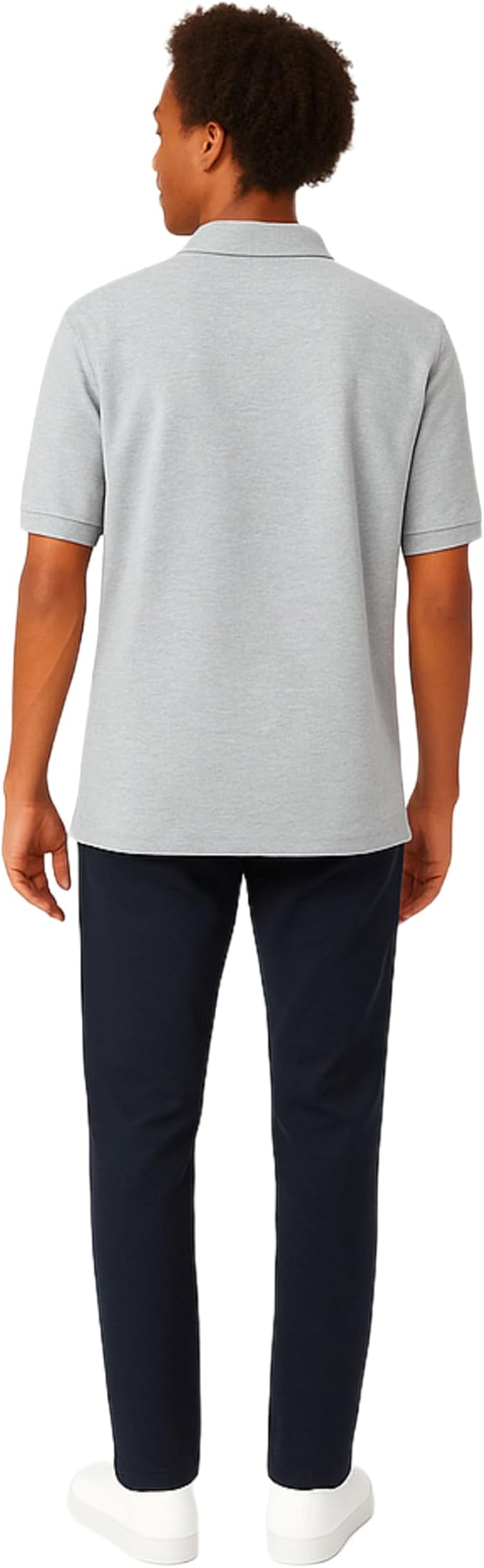 French Toast Unisex Adult Pique Polo, Grey SA9084Y-J