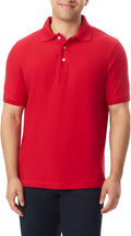 French Toast Unisex Adult Pique Polo, Red SA9084Y-N