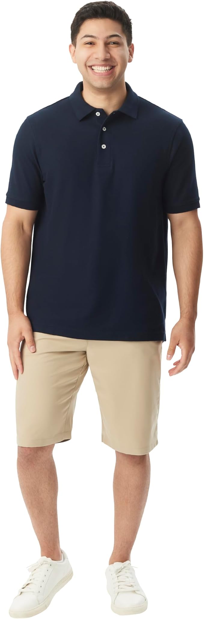 French Toast Unisex Adult Pique Polo, Navy SA9084-E