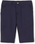 French Toast Girls’ Stretch Twill Bermuda Short, Navy SH9271-E