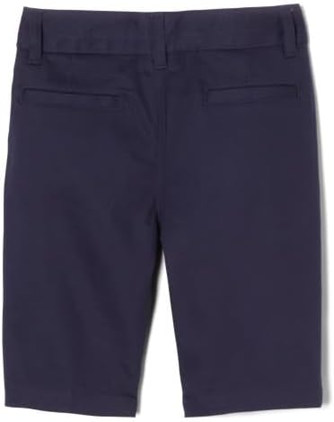 French Toast Girls’ Stretch Twill Bermuda Short, Navy SH9271-E