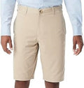 French Toast Men's Flat Front Stretch Twill Short, Khaki SH9276Y-G