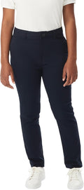 French Toast Girls' Slim Fit Stretch Twill Pant, Navy SK9405-E
