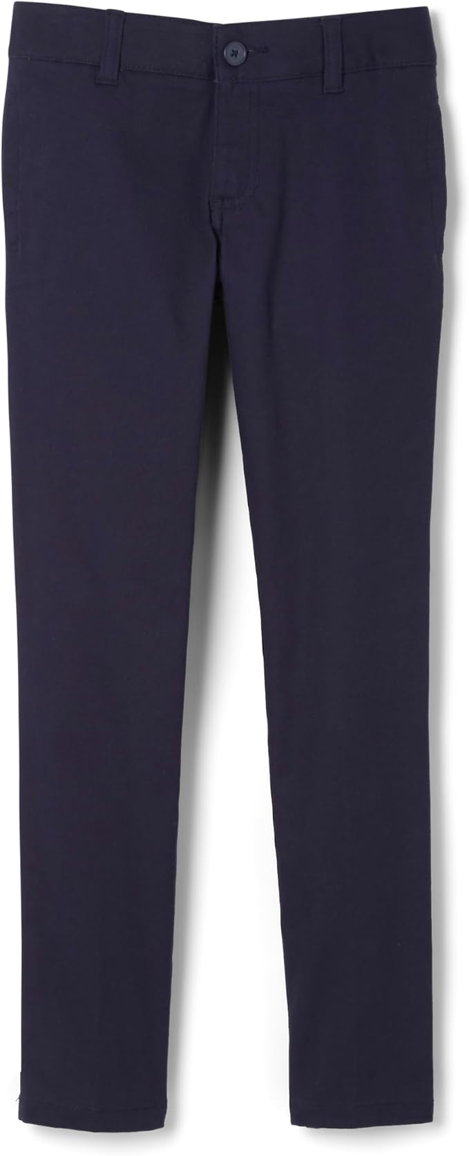 French Toast Girls' Slim Fit Stretch Twill Pant, Navy SK9405-E