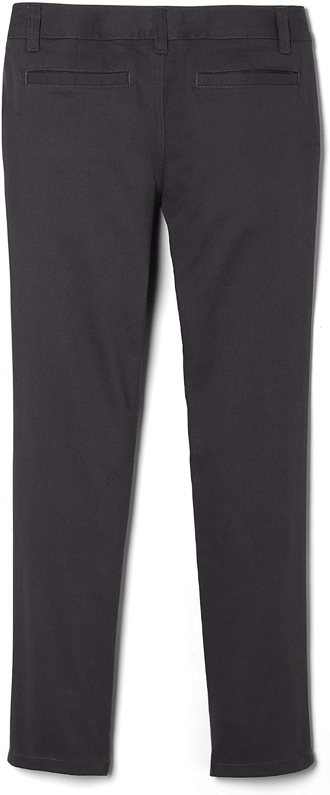 French Toast Girls' Slim Fit Stretch Twill Pant, Black SK9405-F