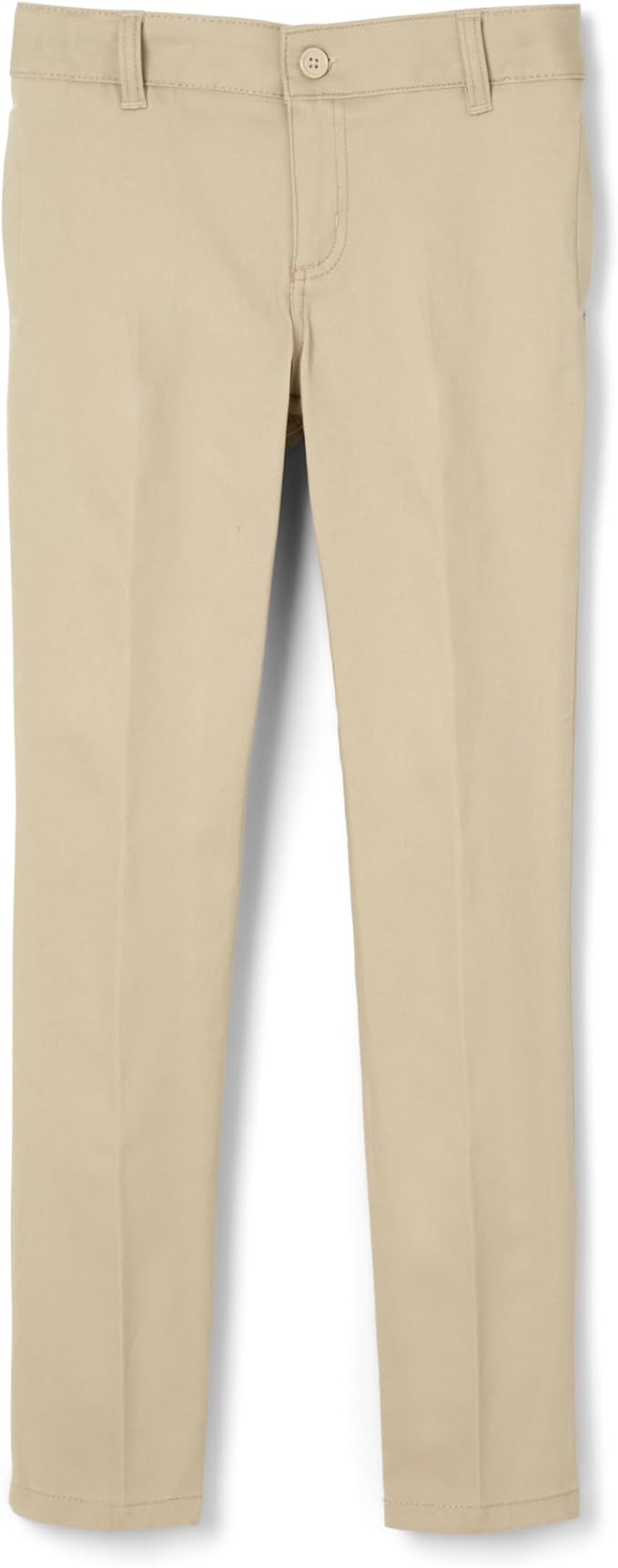 French Toast Girls' Slim Fit Stretch Twill Pant, Khaki SK9405-G