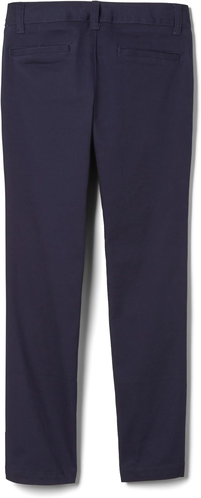French Toast Girls’ Straight Fit Stretch Twill Pant, Navy SK9490-E