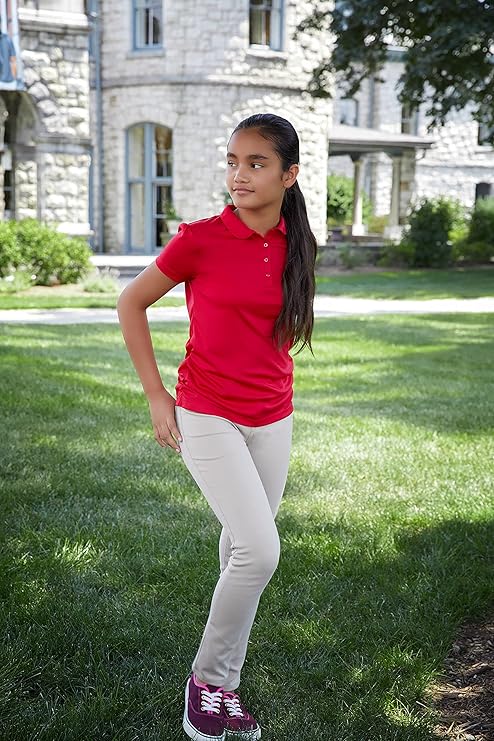French Toast Girls' Stretch Skinny 5 Pocket Knit Pant, Khaki SK9502-G