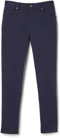 French Toast Boys' Adjustable Waist 5 Pocket Stretch Slim Fit Pant, Navy SK9531-E