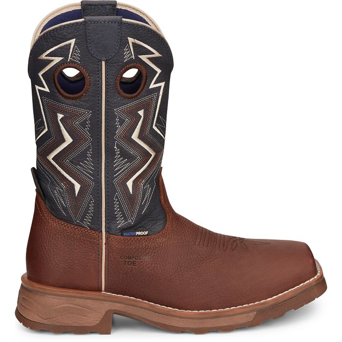 Tony Lama Force 11" Wide Square Composite Toe Waterproof Work Boot TW3402
