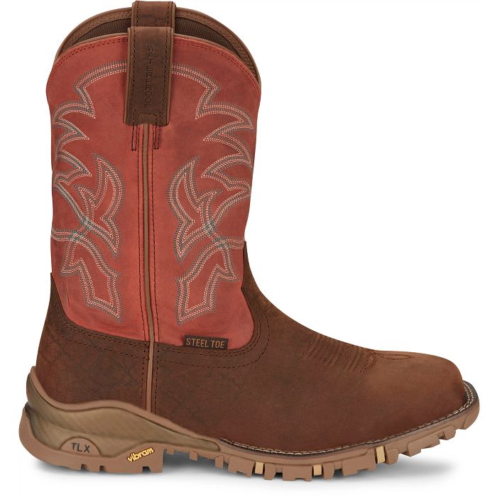 Tony Lama Roustabout 11" Steel Toe Waterproof Work Boot TW5007
