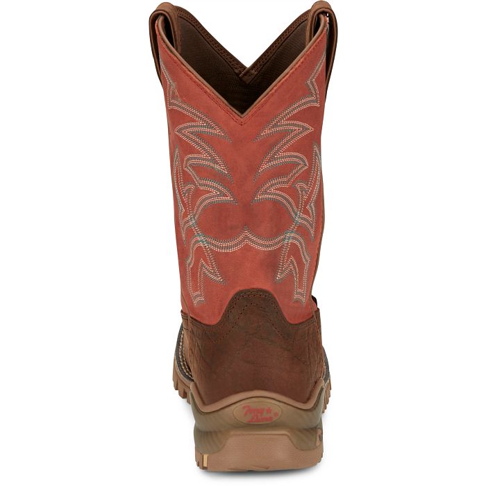 Tony Lama Roustabout 11" Steel Toe Waterproof Work Boot TW5007