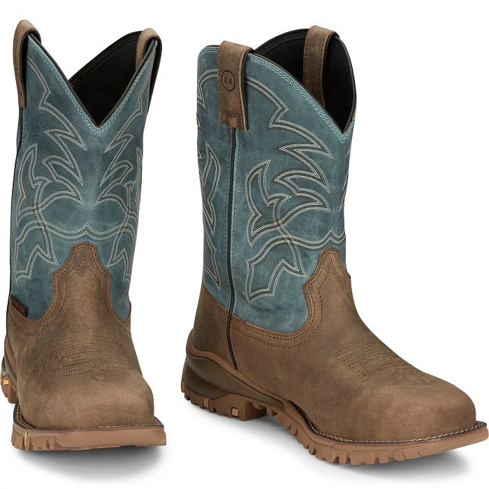 Tony Lama Roustabout 11" Steel Toe Waterproof Work Boot TW5008