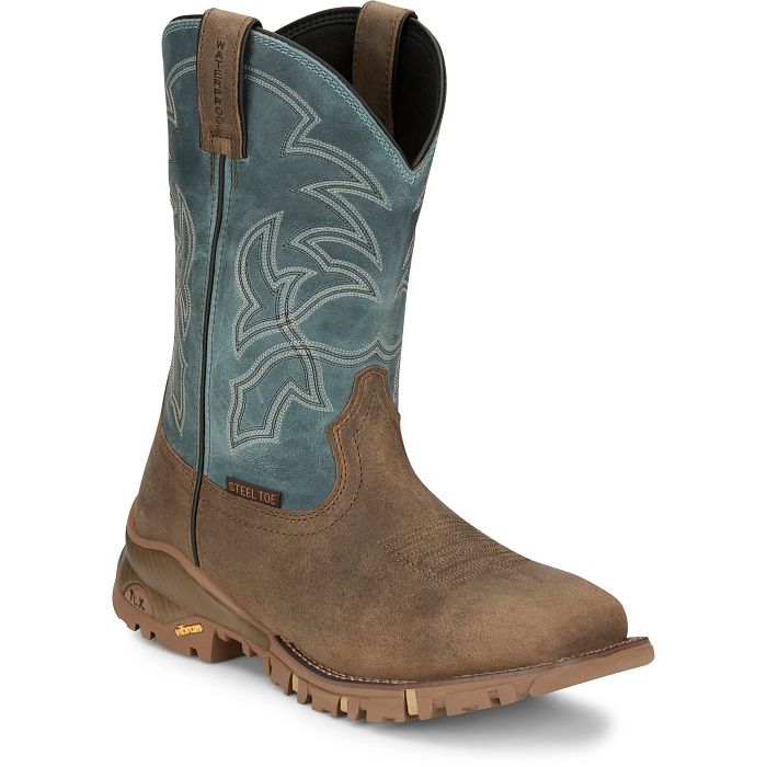 Tony Lama Roustabout 11" Steel Toe Waterproof Work Boot TW5008