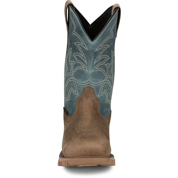 Tony Lama Roustabout 11" Steel Toe Waterproof Work Boot TW5008