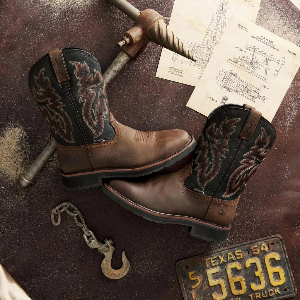 Wolverine Men's Rancher Waterproof Steel-Toe Wellington W10765