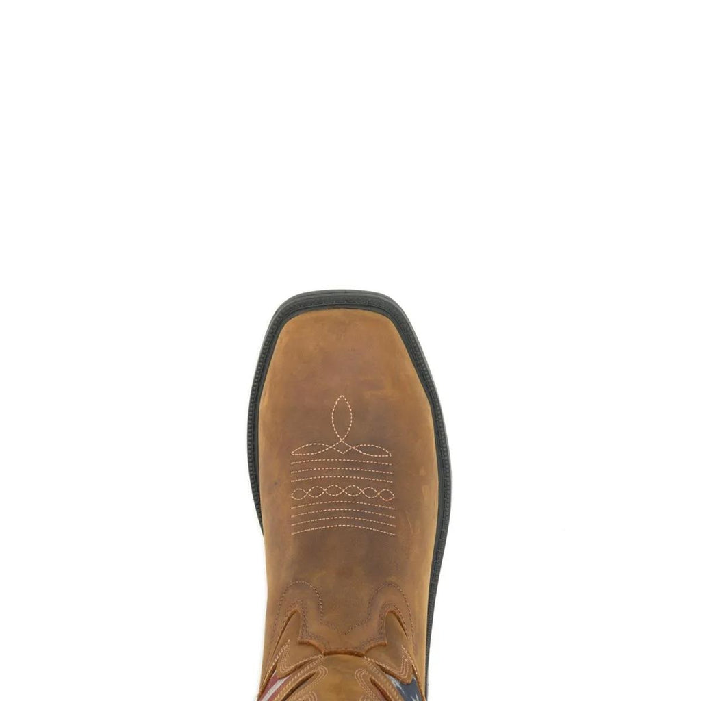 Wolverine Men's Rancher Flag Steel-Toe Wellington Work Boot W241181