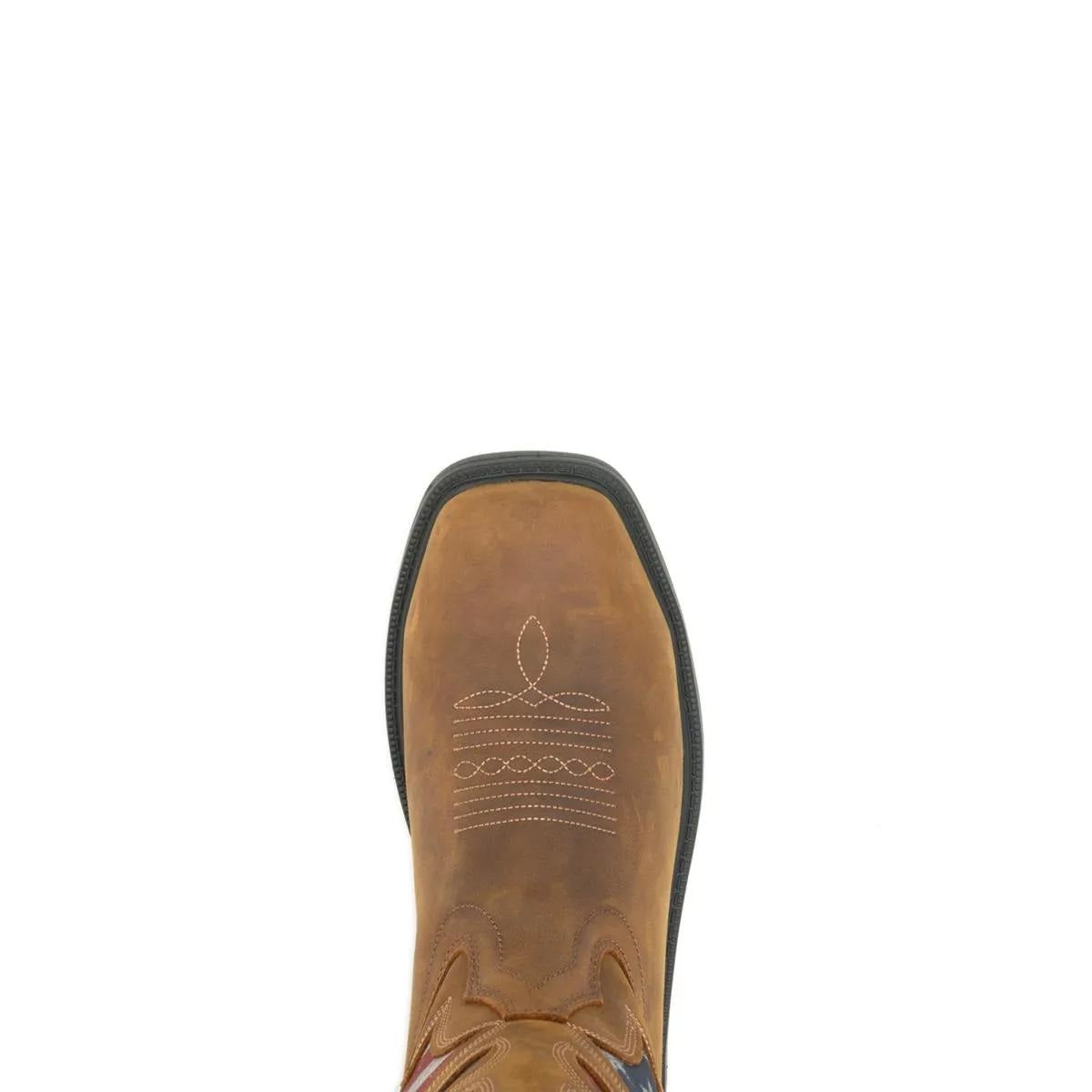 Wolverine Men's Rancher Flag Steel-Toe Wellington Work Boot W241181
