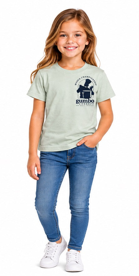 Gumbo Cookoff Youth Green T-Shirt