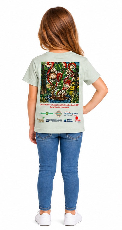 Gumbo Cookoff Youth Green T-Shirt