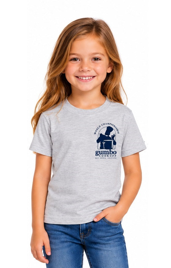 Gumbo Cookoff Youth Grey T-Shirt