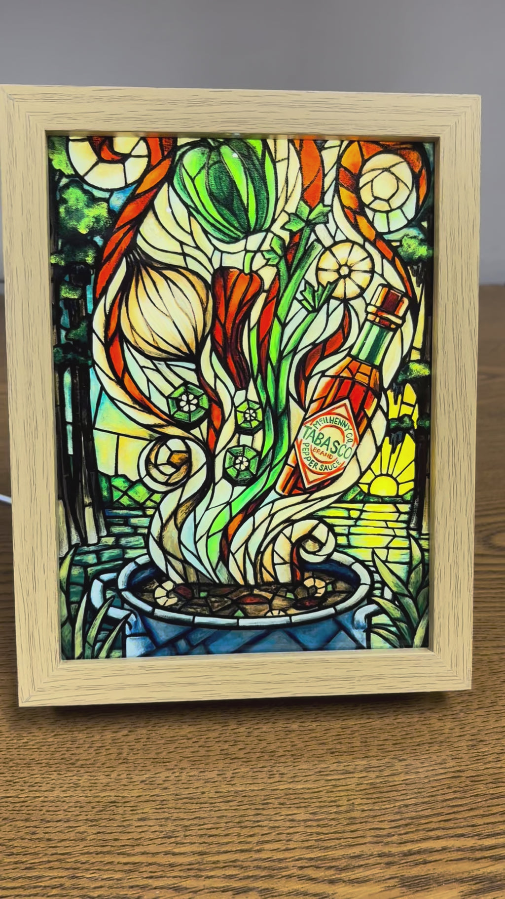 Gumbo Cookoff Glass Frame